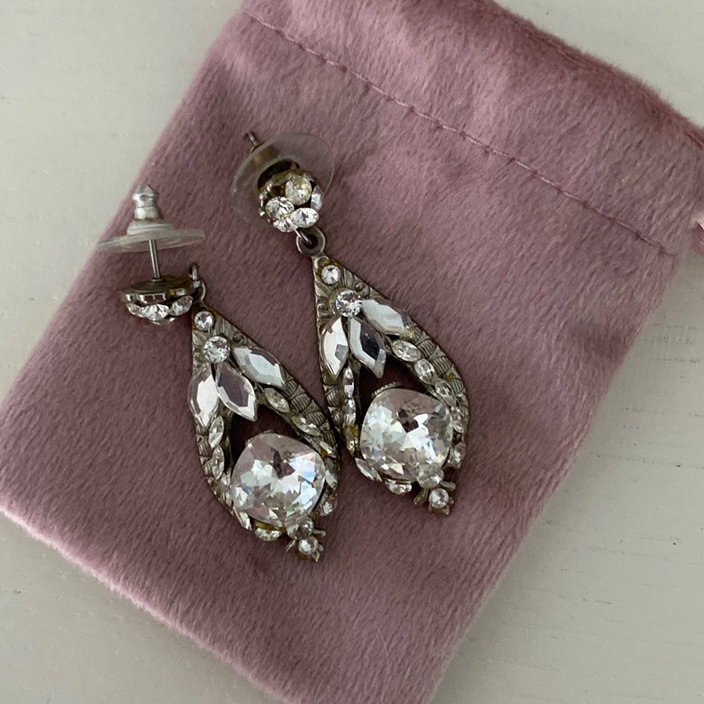 Bridal statement earrings (kleinfeld)